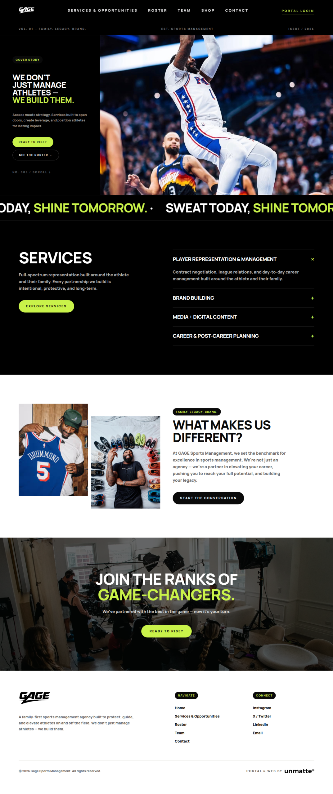 Gage Sports Management