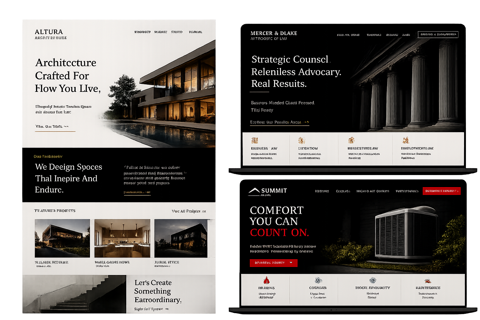 The Website Reset Mockup